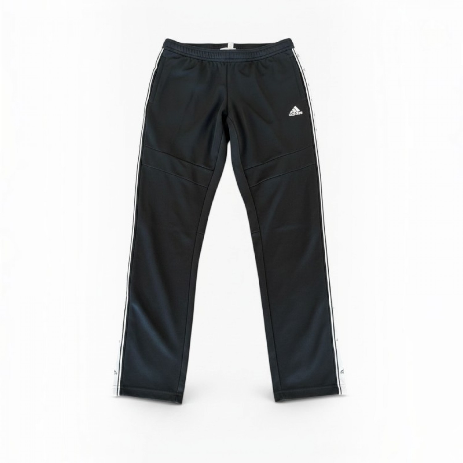 Adidas Μαύρο Αθλητικό Παντελόνι με Λευκές Πλαϊνές Ρίγες – Μέγεθος M / Pre-Owned