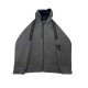 Adidas Ανθρακί Φούτερ Ζακέτα Hoodie με Μαύρες Ρίγες – Μέγεθος XL / Pre-Owned