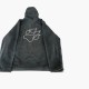 Jack Wolfskin Μαύρη Fleece Ζακέτα Hoodie – Μέγεθος XXL / Pre-Owned