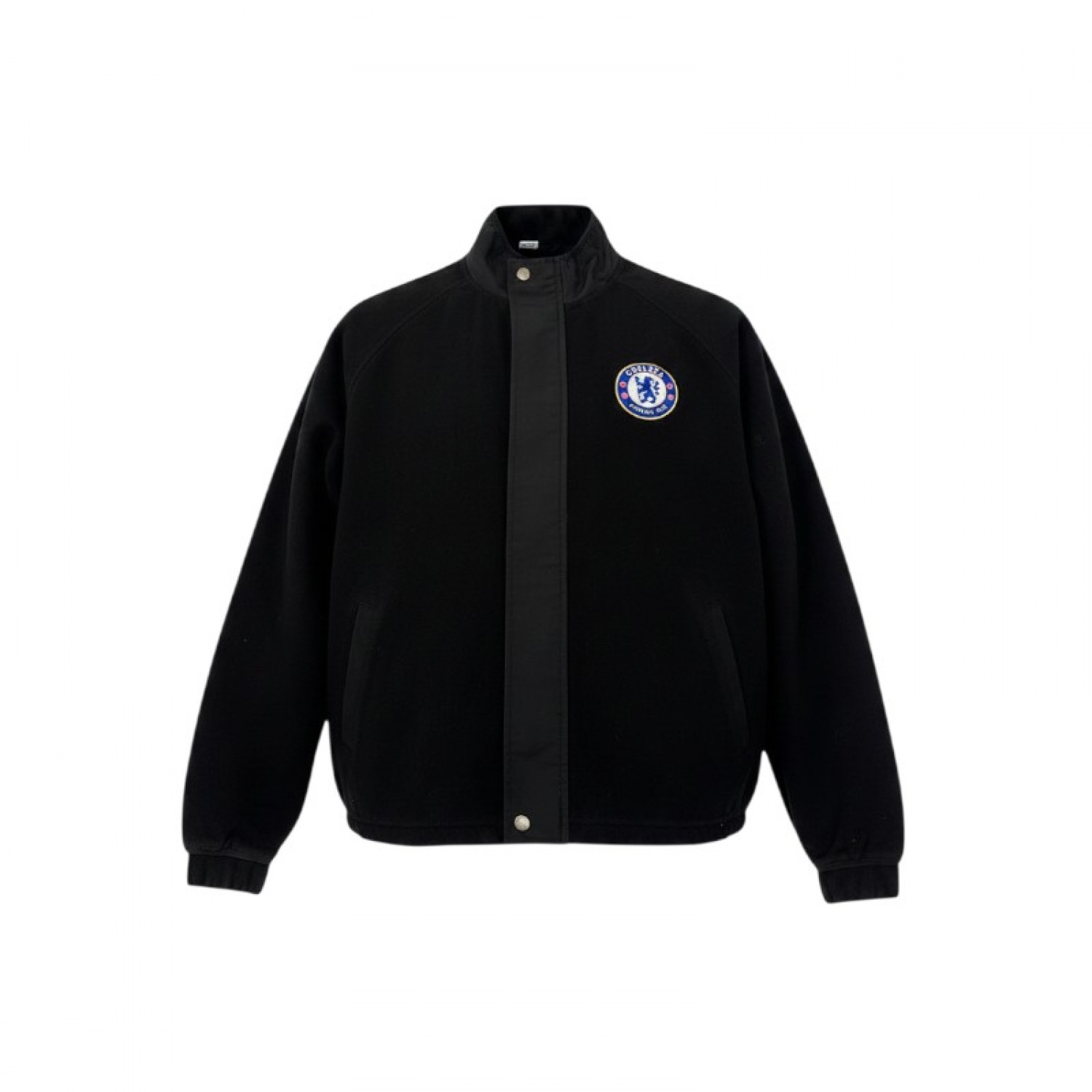 Chelsea FC Μαύρο Fleece Jacket με Έμβλημα Ομάδας – Μέγεθος XL / Pre-Owned
