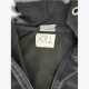 Adidas Μαύρη Φούτερ Ζακέτα Hoodie με Τονικές Ρίγες – Μέγεθος XXL / Pre-Owned