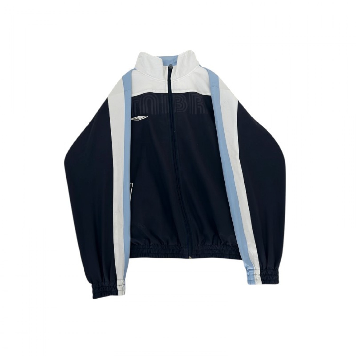 Umbro Σκούρο Μπλε Colorblock Αθλητική Ζακέτα Track – Μέγεθος L / Pre-Owned