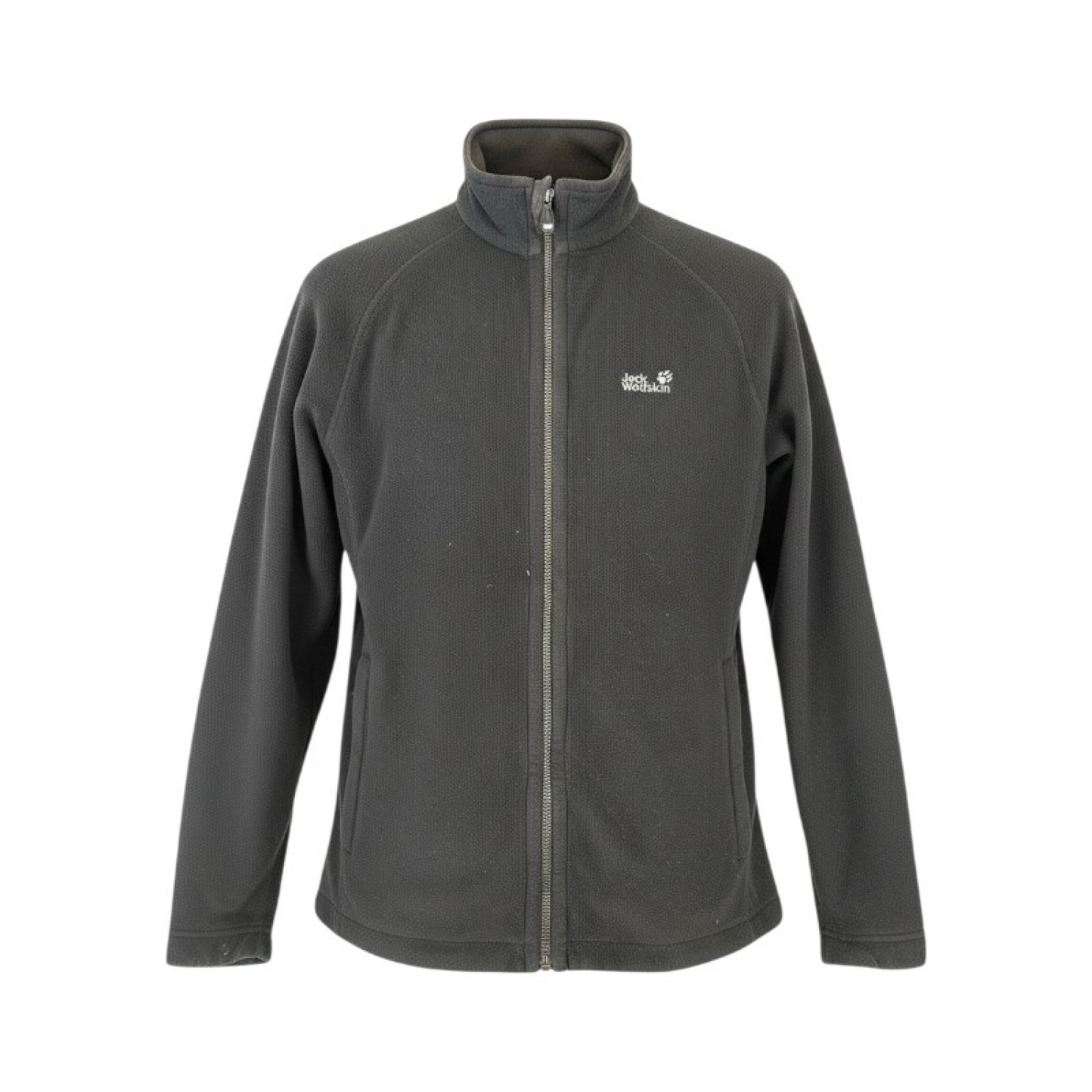 Jack Wolfskin Μαύρη Fleece Ζακέτα – Μέγεθος XL / Pre-Owned