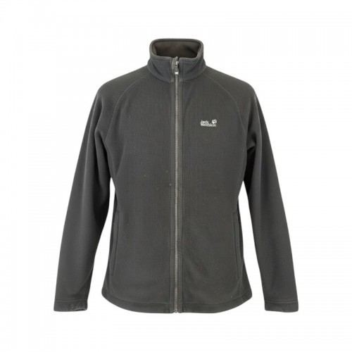 Jack Wolfskin Μαύρη Fleece Ζακέτα – Μέγεθος XL / Pre-Owned