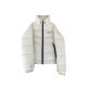 Superdry Sports Puffer Εκρού Καπιτονέ Μπουφάν – Μέγεθος M / Pre-Owned