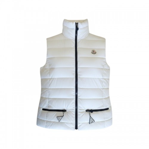 Moncler Λευκό Αμάνικο Puffer Γιλέκο – Μέγεθος S / Pre-Owned