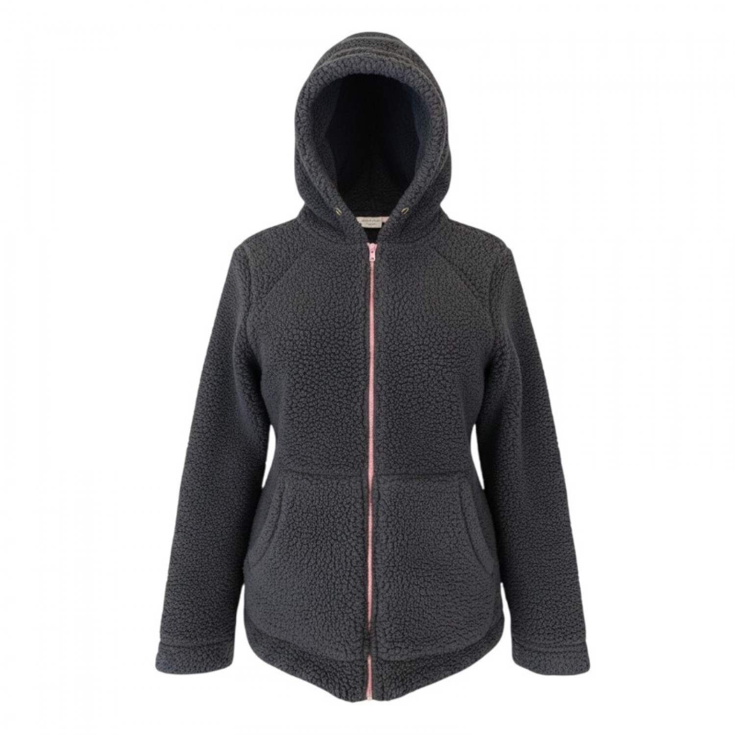 Tommy Hilfiger Ανθρακί Sherpa Fleece Ζακέτα Hoodie – Μέγεθος XL / Pre-Owned