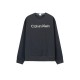 Calvin Klein Μαύρο Φούτερ Crewneck με Μεγάλο Λογότυπο – Μέγεθος S / Pre-Owned