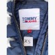 Tommy Jeans Σκούρο Μπλε Μακρύ Puffer Μπουφάν με Συνθετική Γούνα – Μέγεθος XS / Pre-Owned