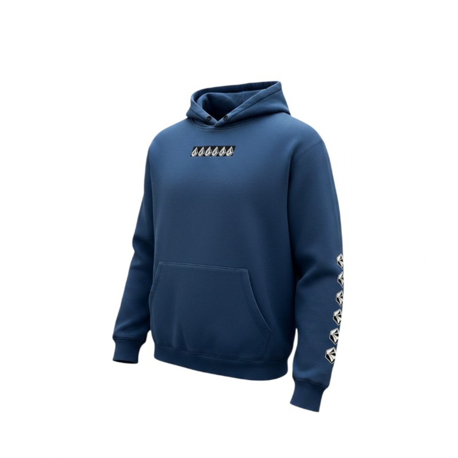 Volcom Blue Logo Pullover Hoodie — Size M / Pre-Owned