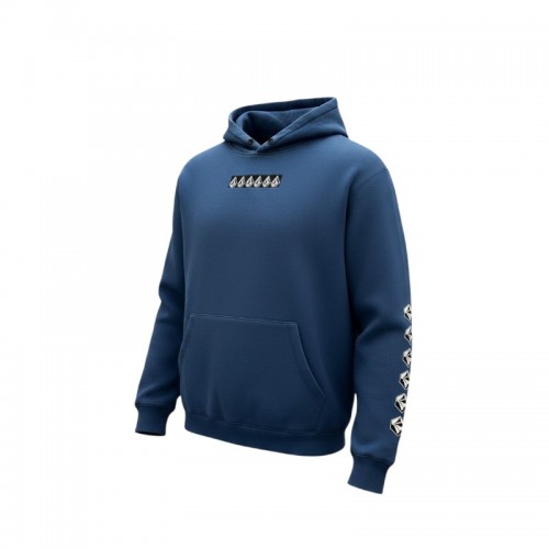 Volcom Blue Logo Pullover Hoodie — Size M / Pre-Owned