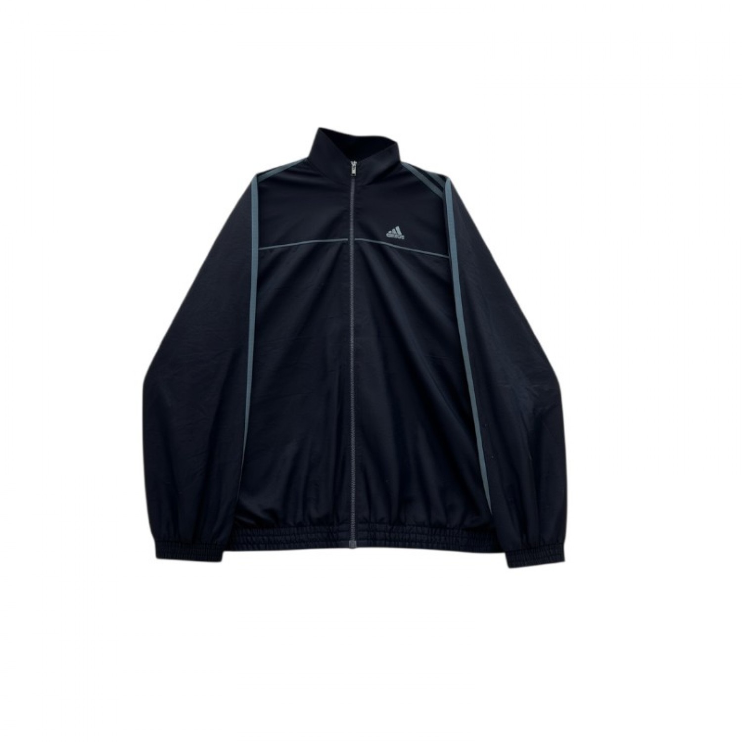 Adidas Black Performance Full-Zip Track Jacket — Size XL / Pre-Owned
