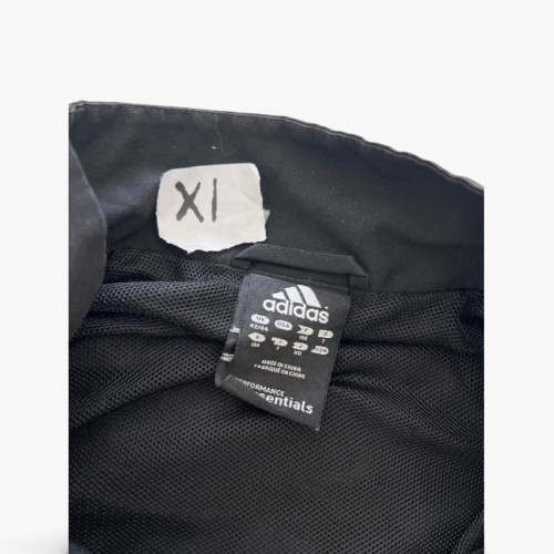 Adidas Black Performance Full-Zip Track Jacket — Size XL / Pre-Owned