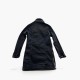Black Denim Long Trucker Jacket — Size S / Pre-Owned