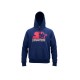 Starter Navy Blue Logo Pullover Hoodie — Size L / Pre-Owned