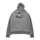 Kappa Grey Graphic Pullover Hoodie — Size L / Pre-Owned
