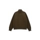 Olive Green Quarter-Zip Fleece Pullover — Size L / Pre-Owned