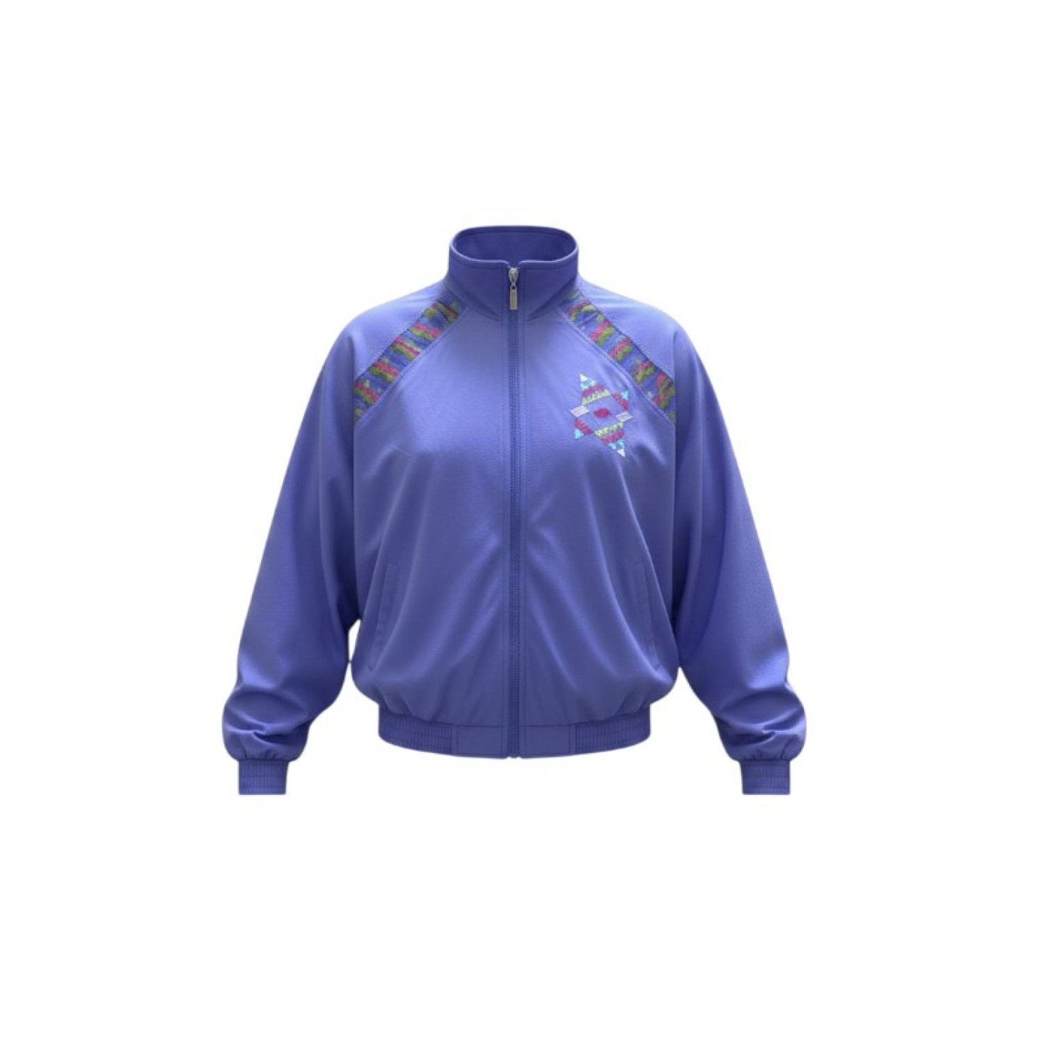 Lotto Purple Vintage Full-Zip Track Jacket — Size M / Pre-Owned