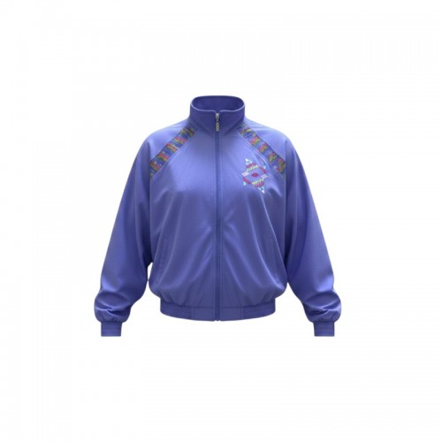Lotto Purple Vintage Full-Zip Track Jacket — Size M / Pre-Owned