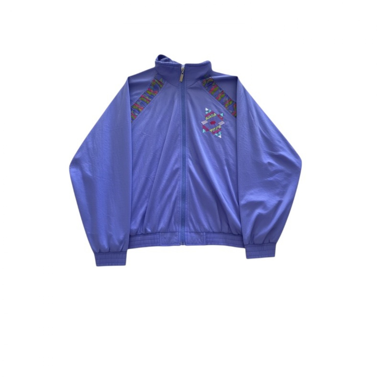 Lotto Purple Vintage Full-Zip Track Jacket — Size M / Pre-Owned