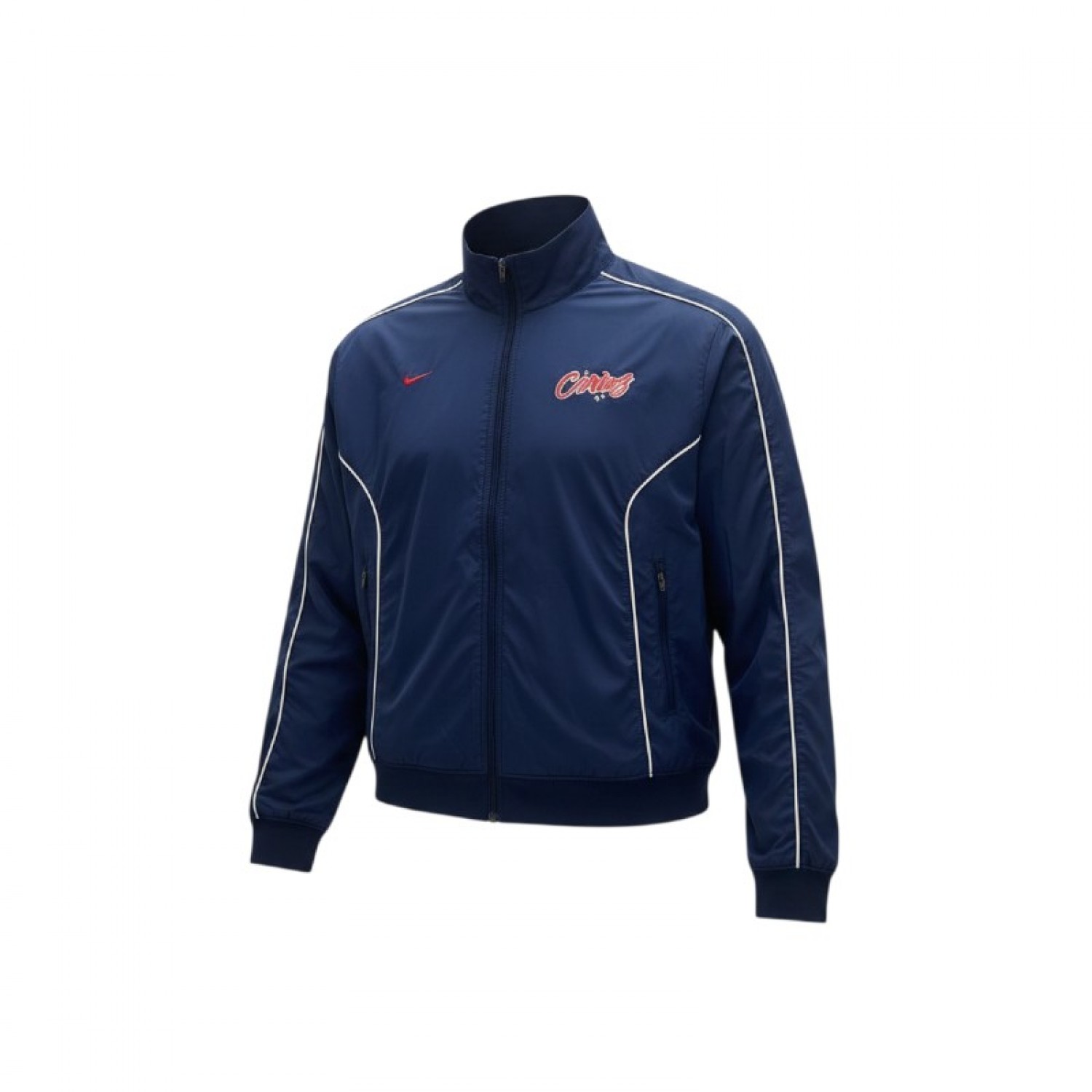 Nike Navy Blue Full-Zip Track Jacket — Size M / Pre-Owned