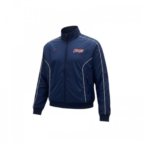 Nike Navy Blue Full-Zip Track Jacket — Size M / Pre-Owned