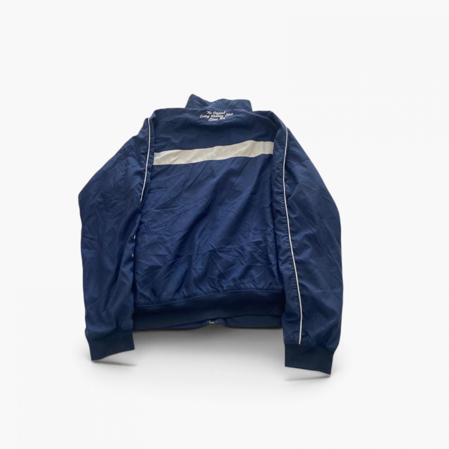 Nike Navy Blue Full-Zip Track Jacket — Size M / Pre-Owned