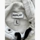 Replay Logo Tape Hoodie — Size L / Pre-Owned
