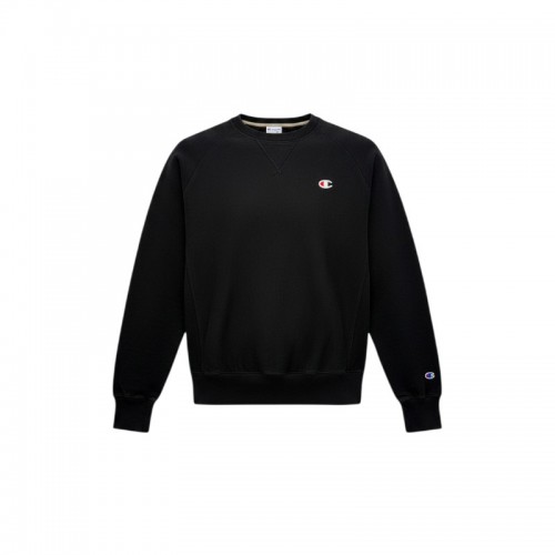 Champion Black Essential Sweatshirt — Size M / Pre-Owned