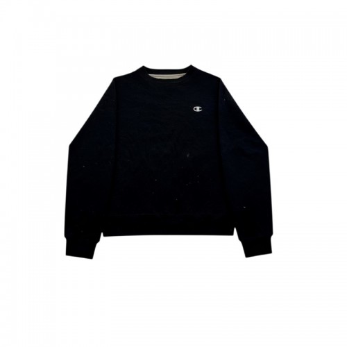 Champion Black Essential Sweatshirt — Size M / Pre-Owned