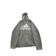 Adidas Grey Logo Hoodie — Size L / Pre-Owned