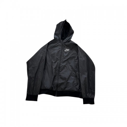 Nike Black Hooded Windbreaker — Size XL / Pre-Owned