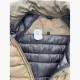 Brown Lightweight Puffer Jacket — Size S / Pre-Owned