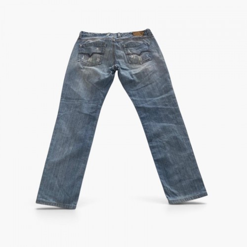 Guess Jeans Μπλε Distressed Τζιν με Σκισίματα – Μέγεθος 46 / Pre-Owned