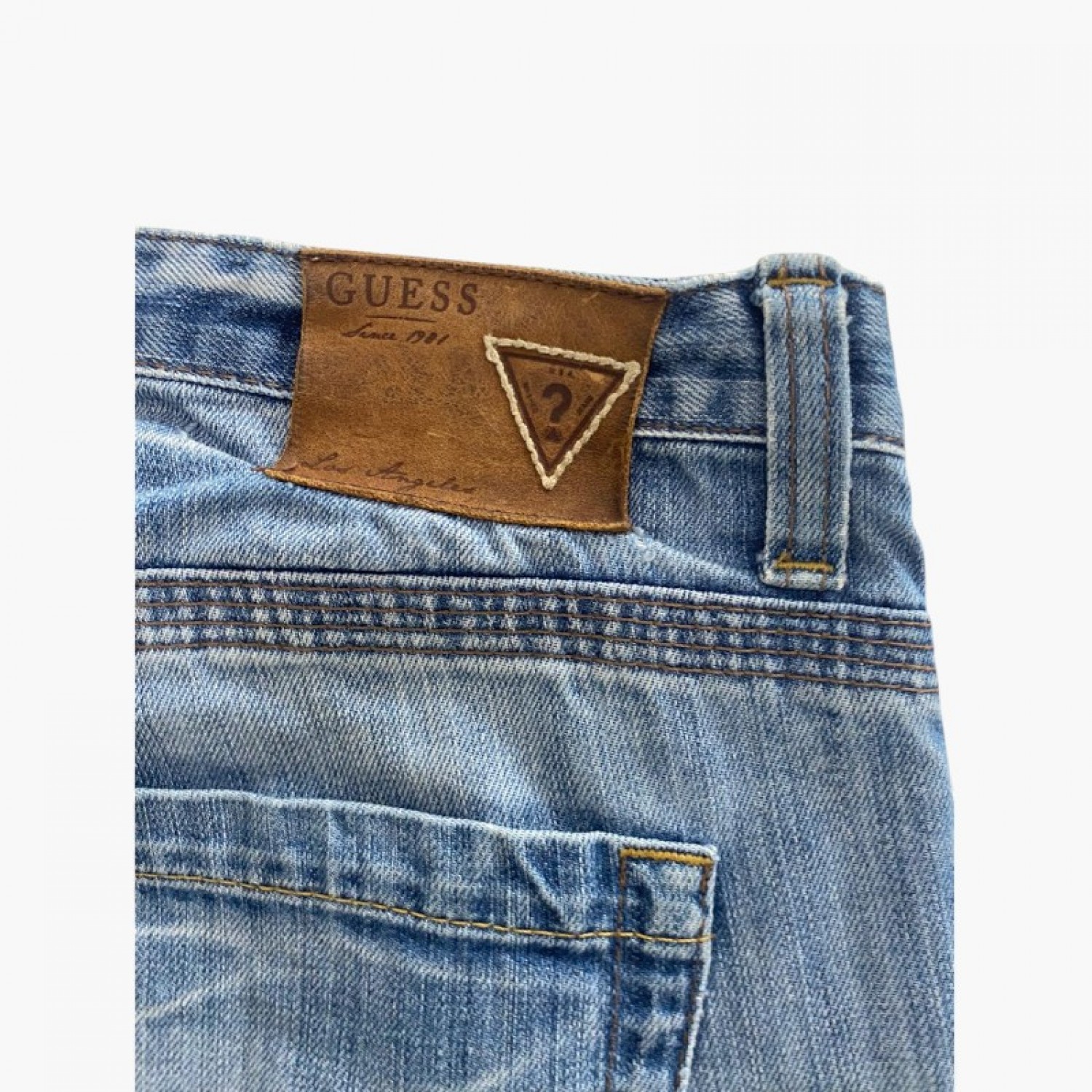 Guess Jeans Μπλε Distressed Τζιν με Σκισίματα – Μέγεθος 46 / Pre-Owned