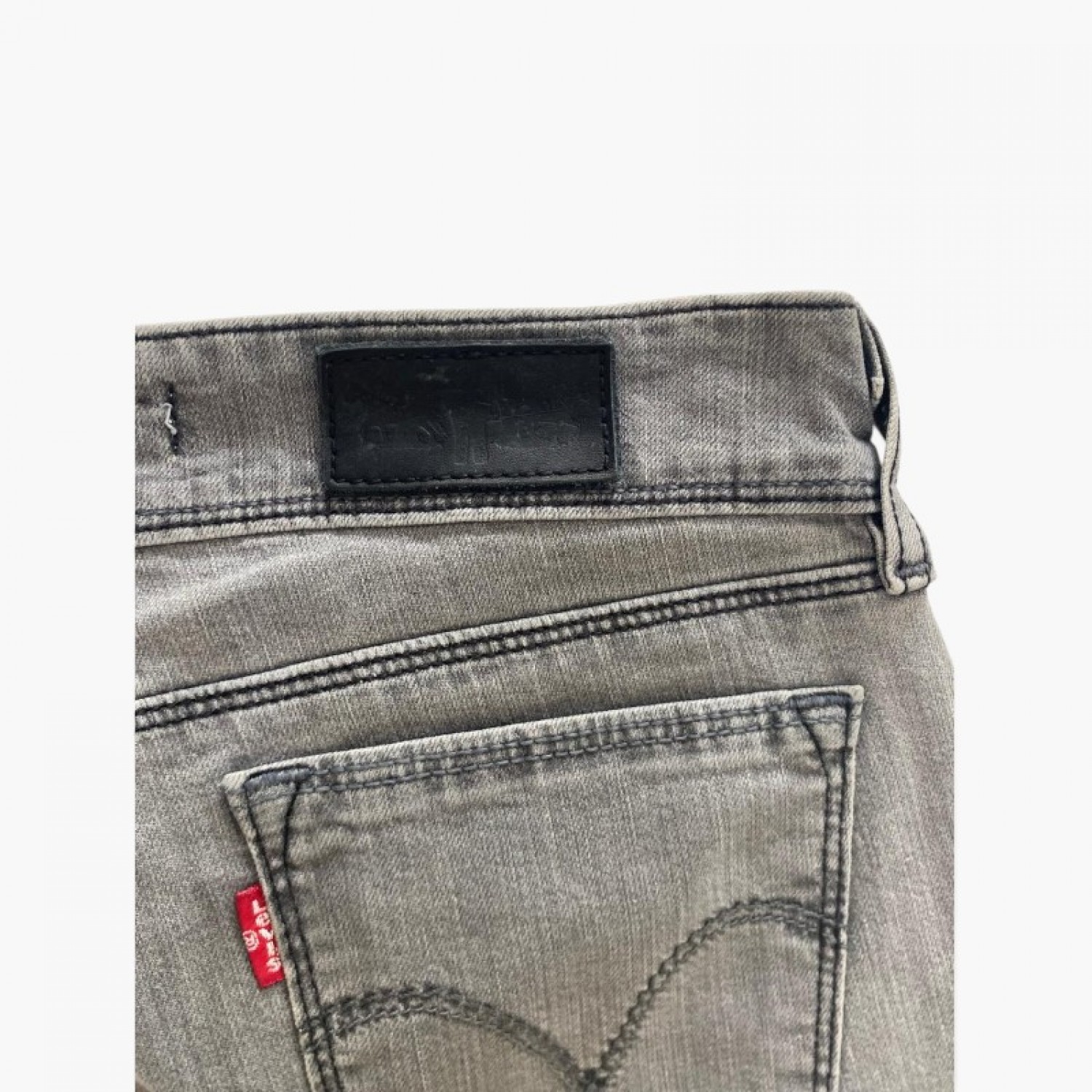 Levi’s 473 Washed Γκρι Skinny Fit Τζιν – Μέγεθος 36 / Pre-Owned