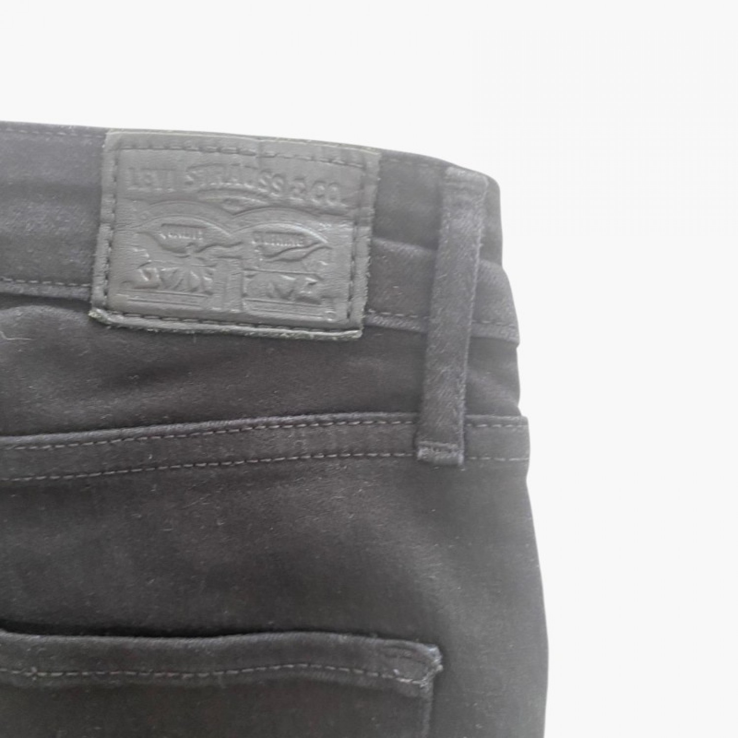 Levi’s 720 Ψηλόμεσο Γκρι-Μπλε Super Skinny Τζιν – Μέγεθος 34 / Pre-Owned