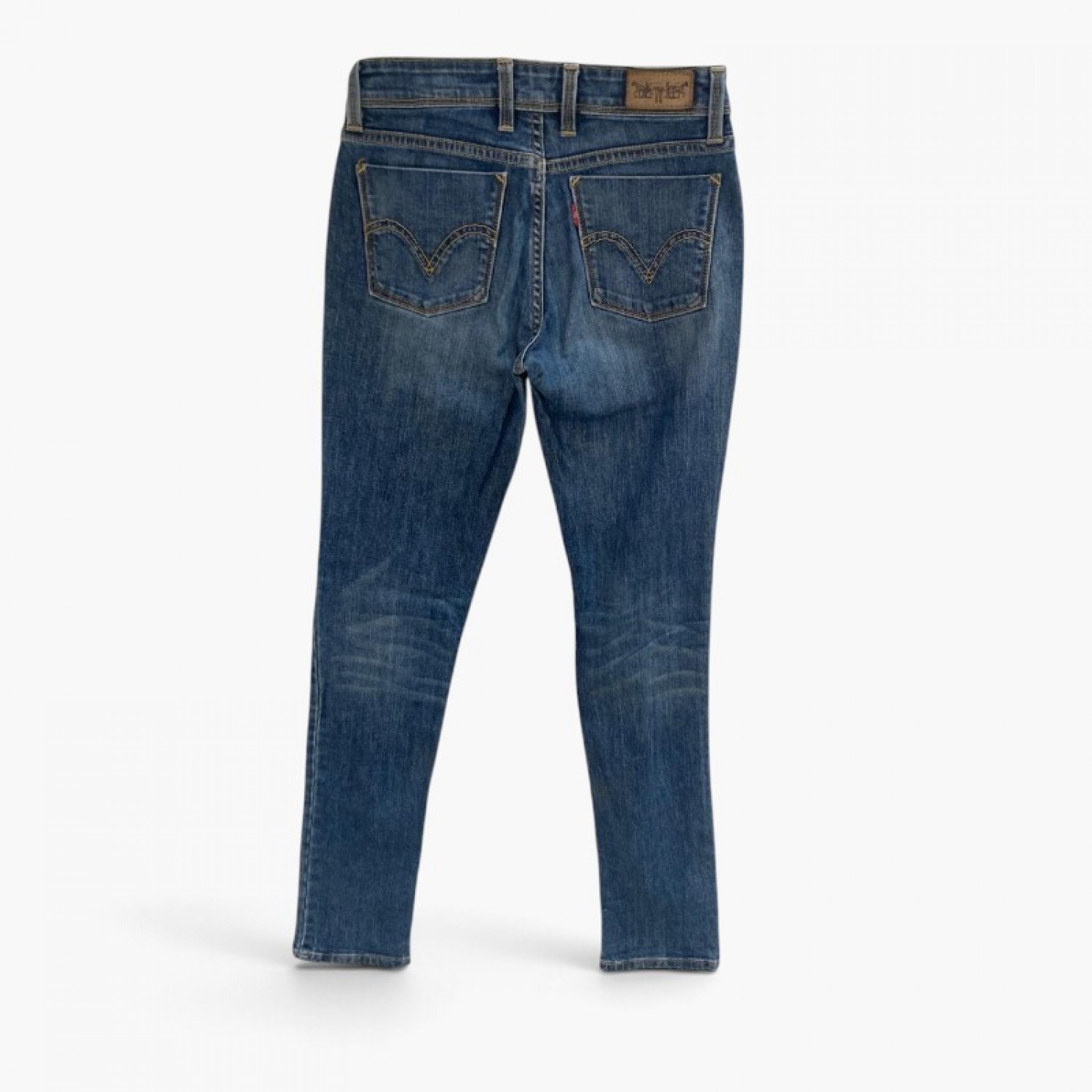 Lee Γκρι-Μαύρο Skinny Τζιν – Μέγεθος 34 / Pre-Owned