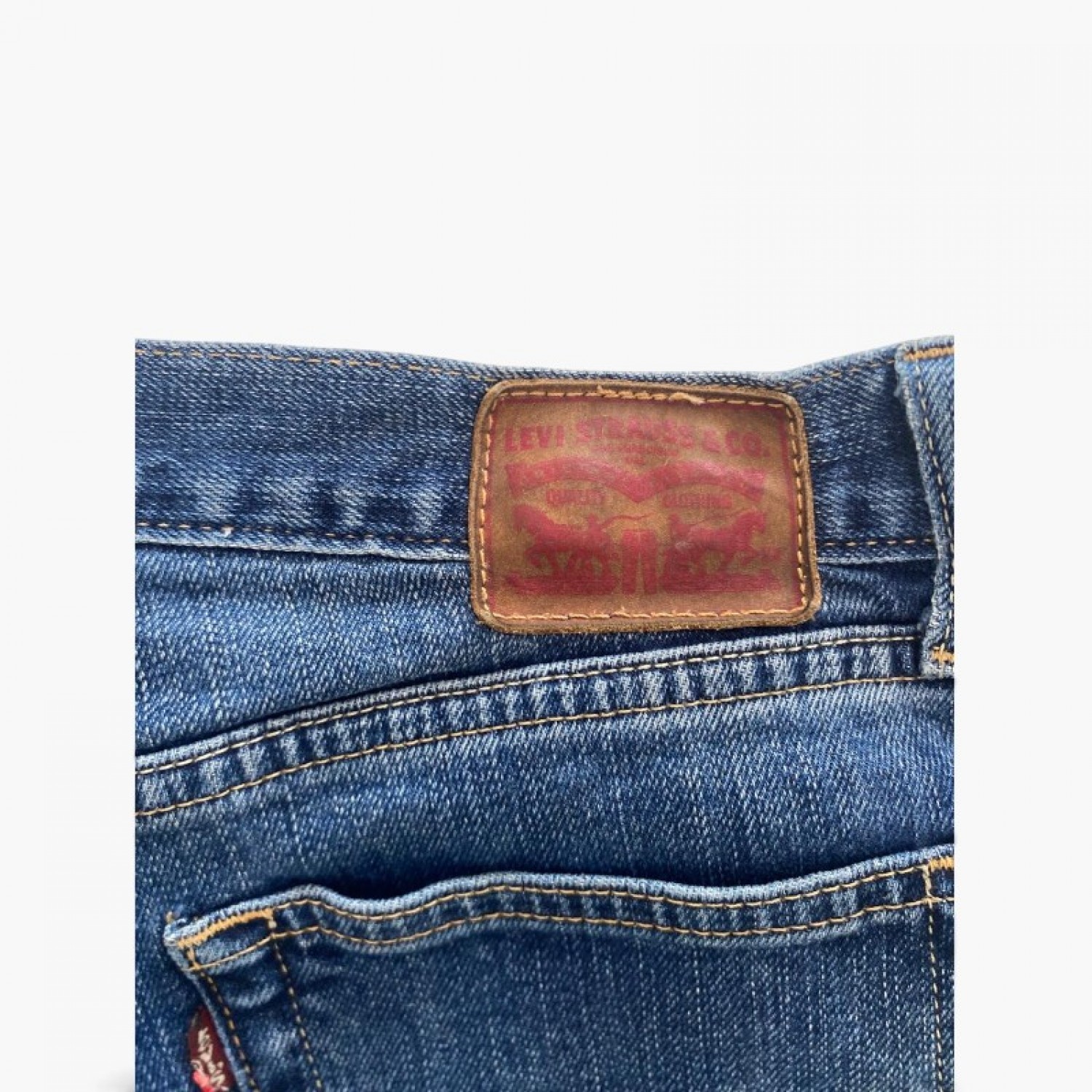 Springfield Boyfriend Skinny Fit Μπλε Τζιν – Μέγεθος 38 / Pre-Owned