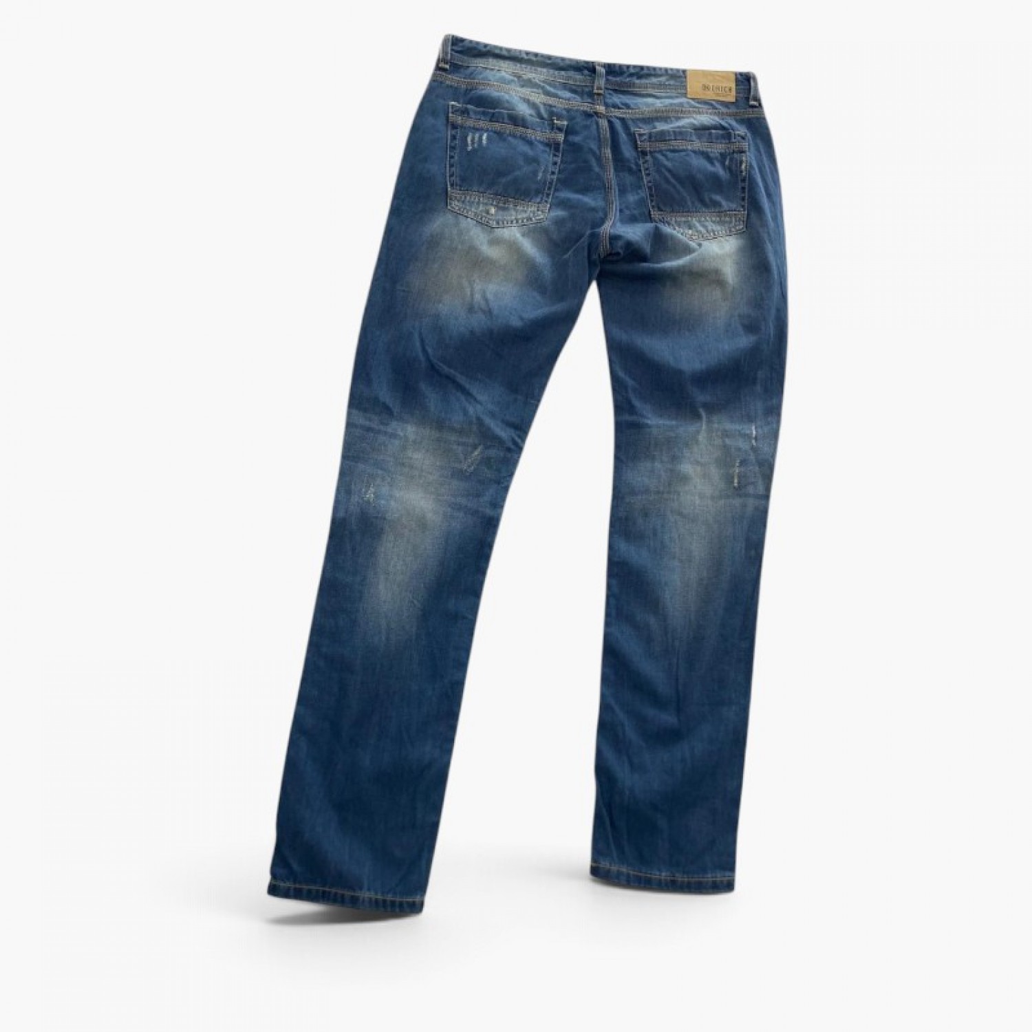 Datch Μπλε Distressed Τζιν – Μέγεθος 46 / Pre-Owned