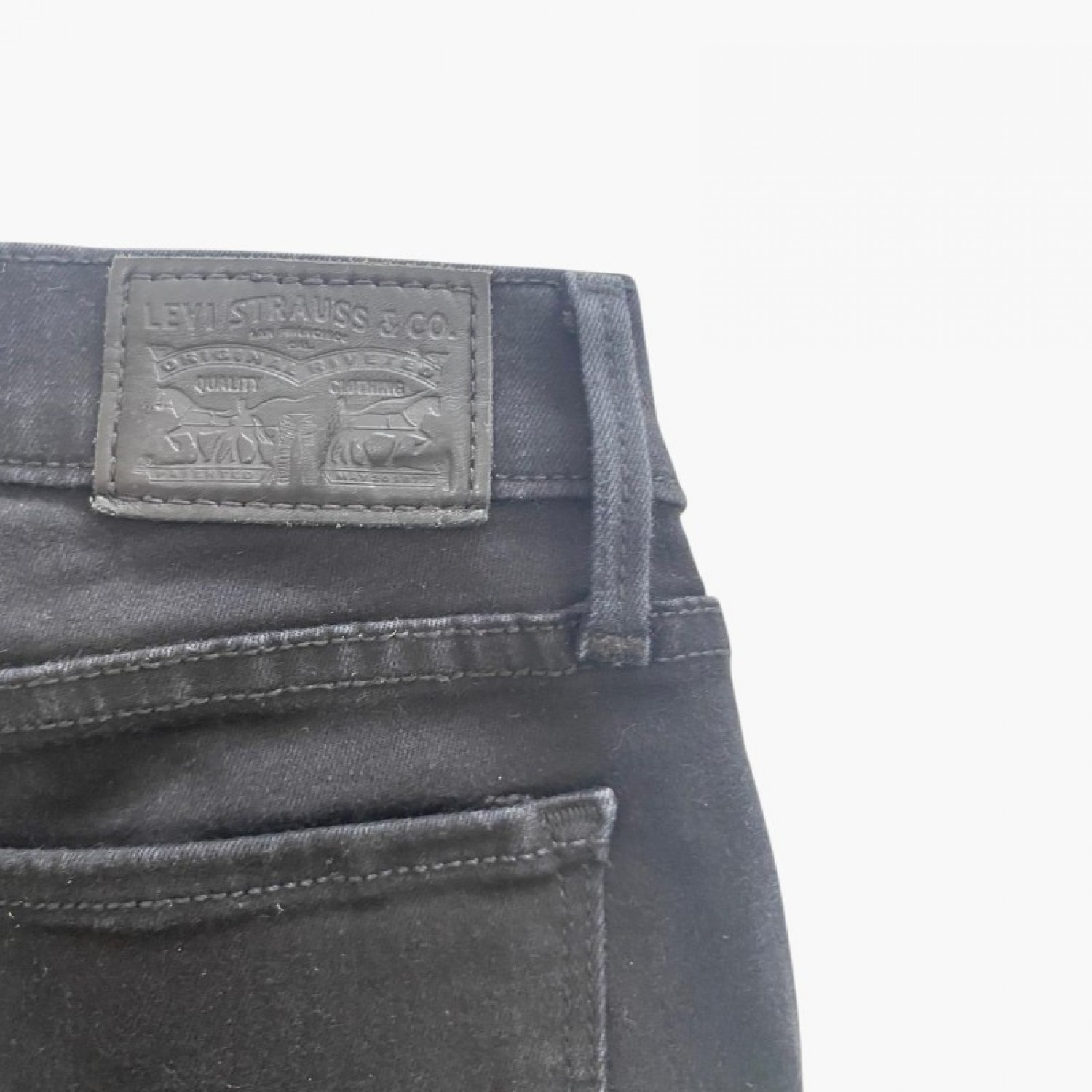 Levi’s 710 Super Skinny Μαύρο Τζιν – Μέγεθος 34 / Pre-Owned