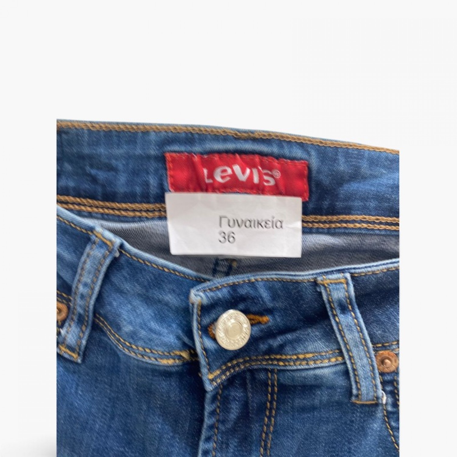 Levi’s Μπλε Slim Straight Τζιν – Μέγεθος 36 / Pre-Owned