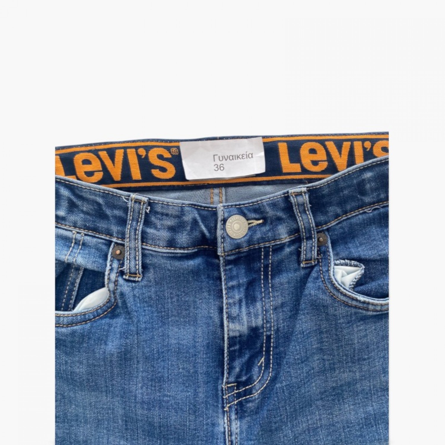 Levi’s Μπλε Straight Τζιν – Μέγεθος 36 / Pre-Owned