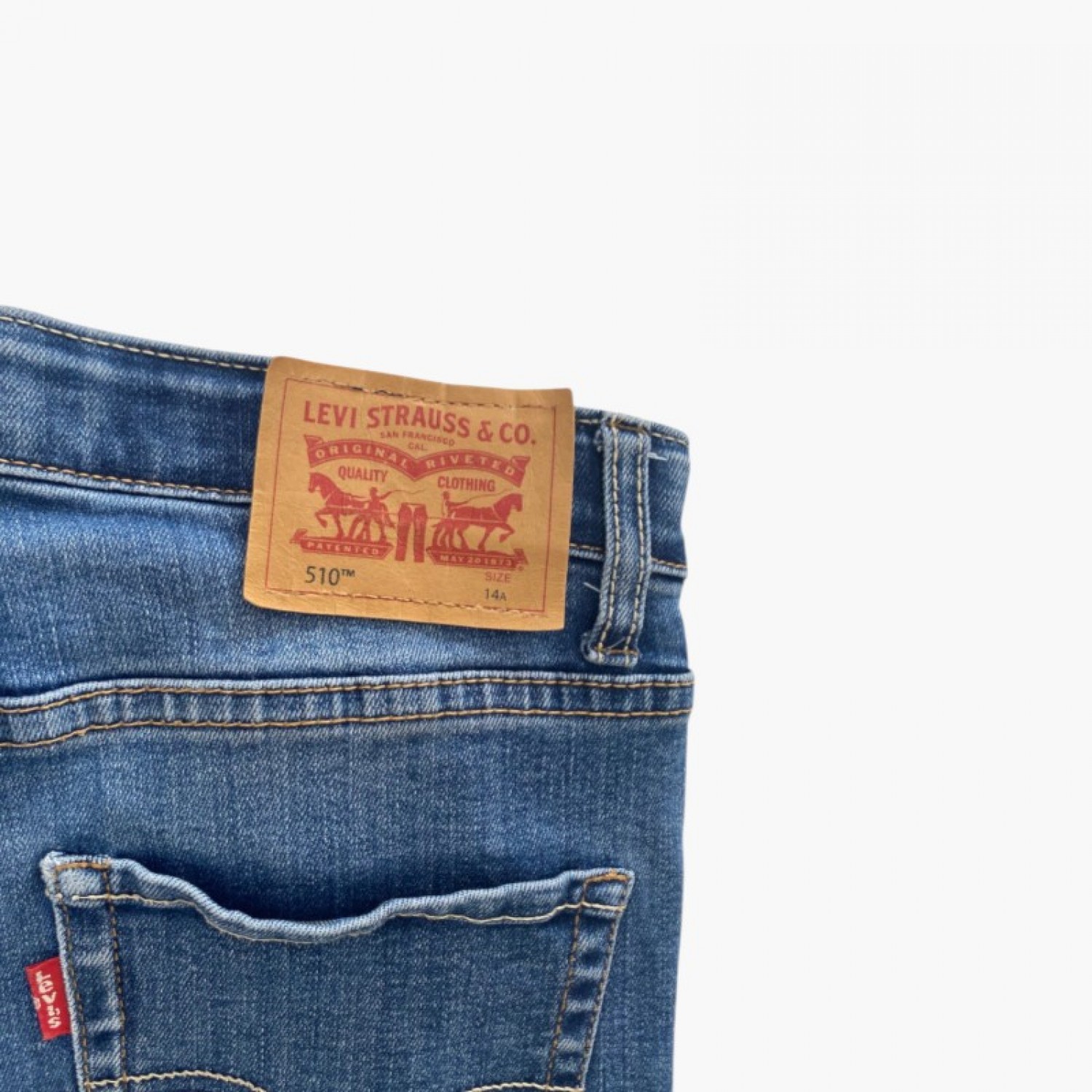 Levi’s Μπλε Straight Τζιν – Μέγεθος 36 / Pre-Owned