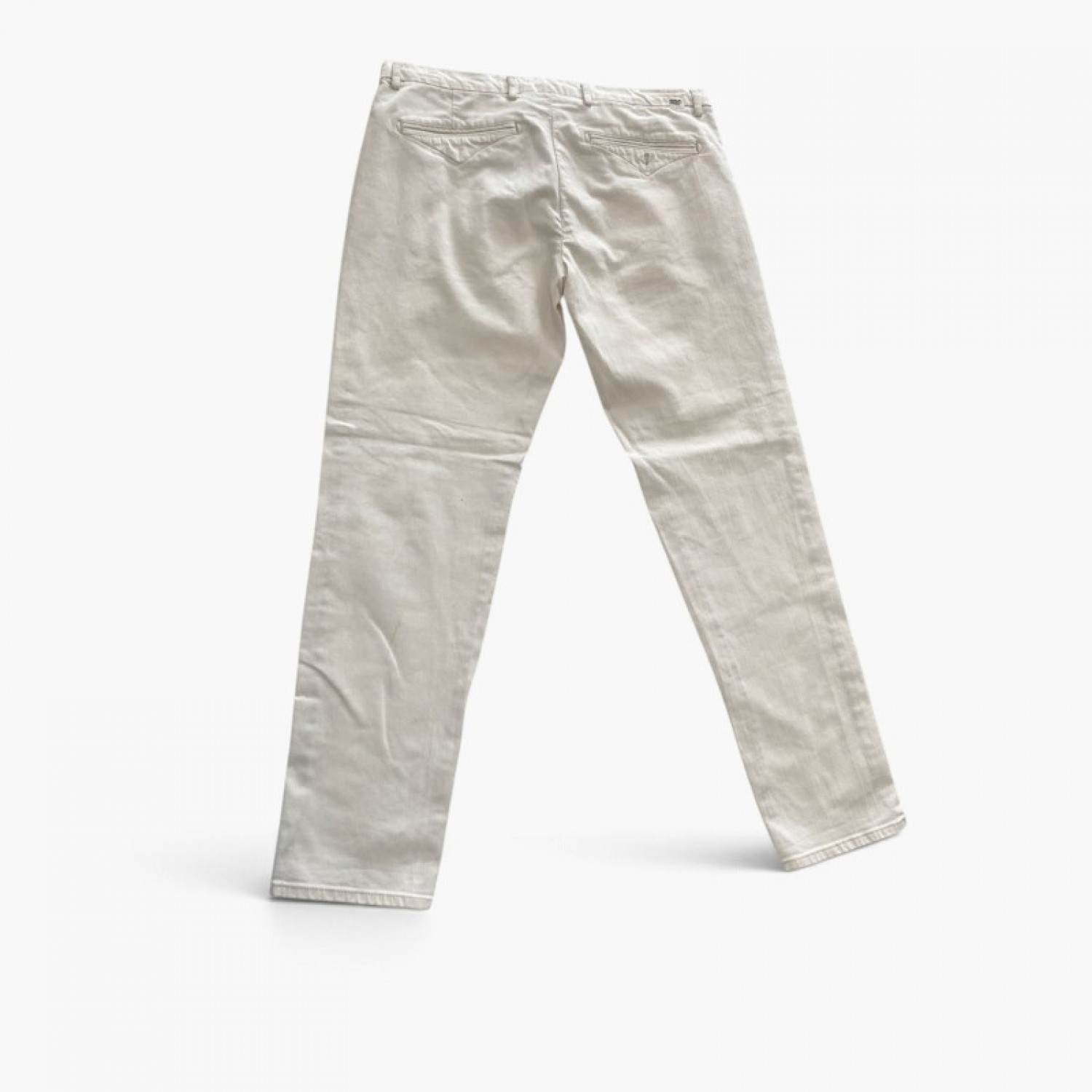 Replay Styver Υπόλευκο Slim Tapered Παντελόνι – Μέγεθος 46 / Pre-Owned