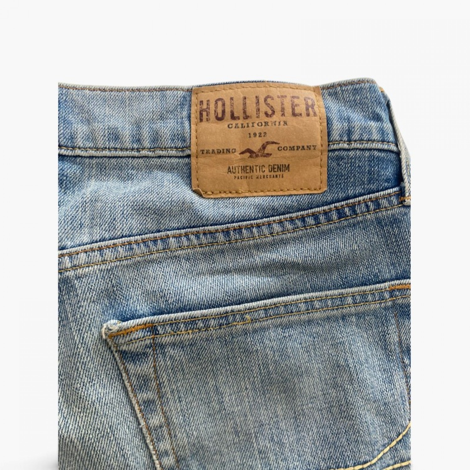 Hollister California Μπλε Straight Τζιν – Μέγεθος 38 / Pre-Owned