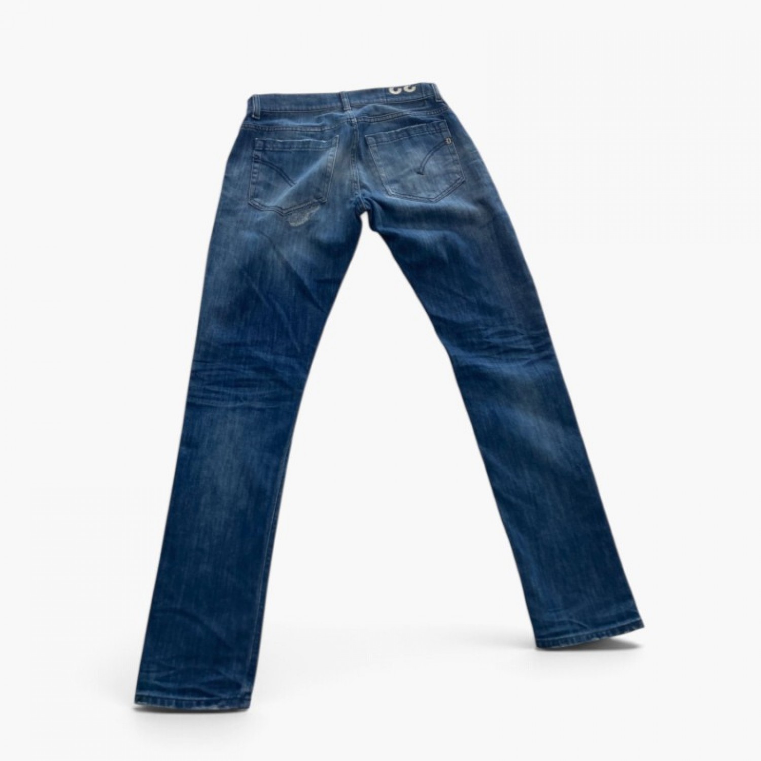 Dondup George Μπλε Distressed Τζιν – Μέγεθος 38 / Pre-Owned