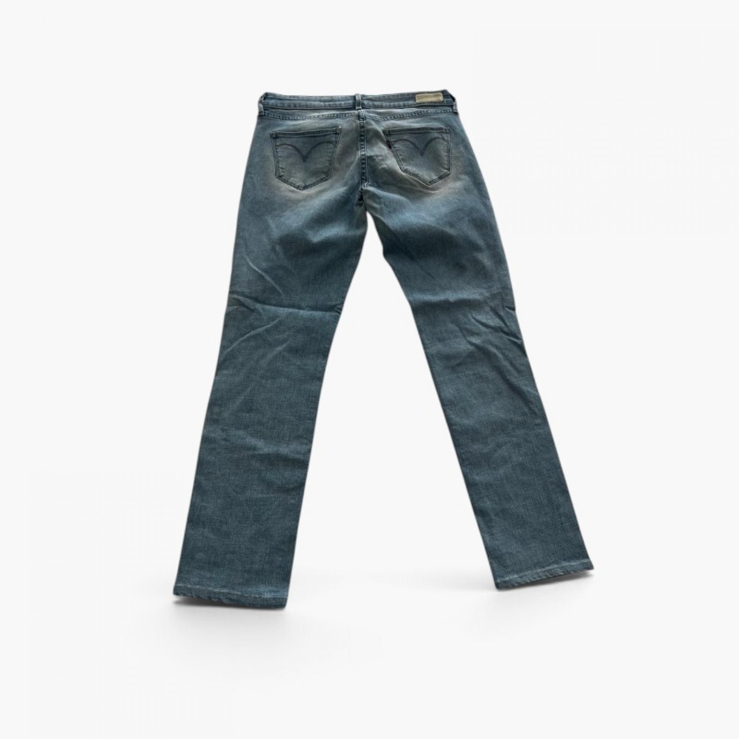 Levi’s Classic Straight Ξεβαμμένο Μπλε Τζιν – Μέγεθος 36 / Pre-Owned