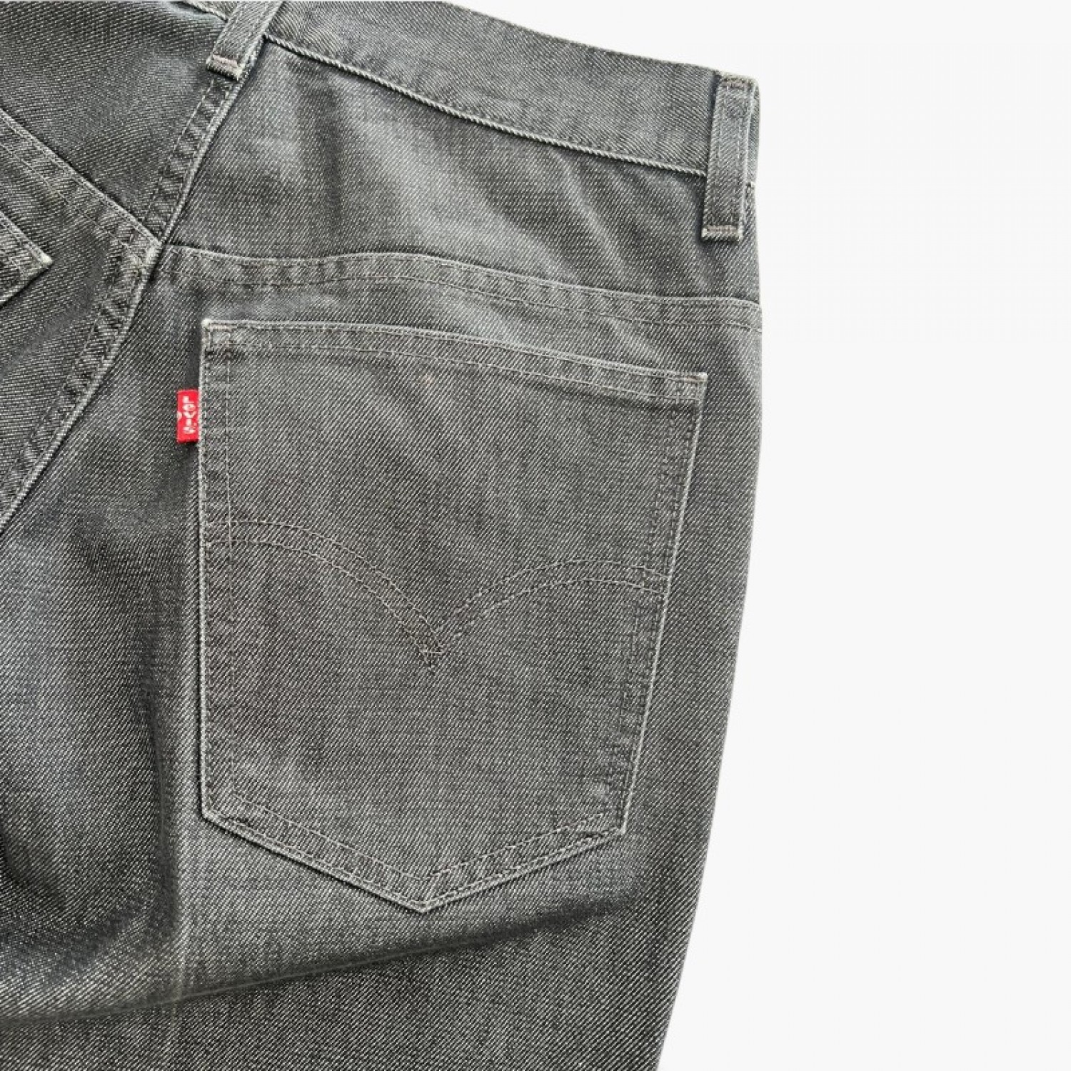 Levi’s Wide Leg Washed Μαύρο Τζιν – Μέγεθος 34 / Pre-Owned