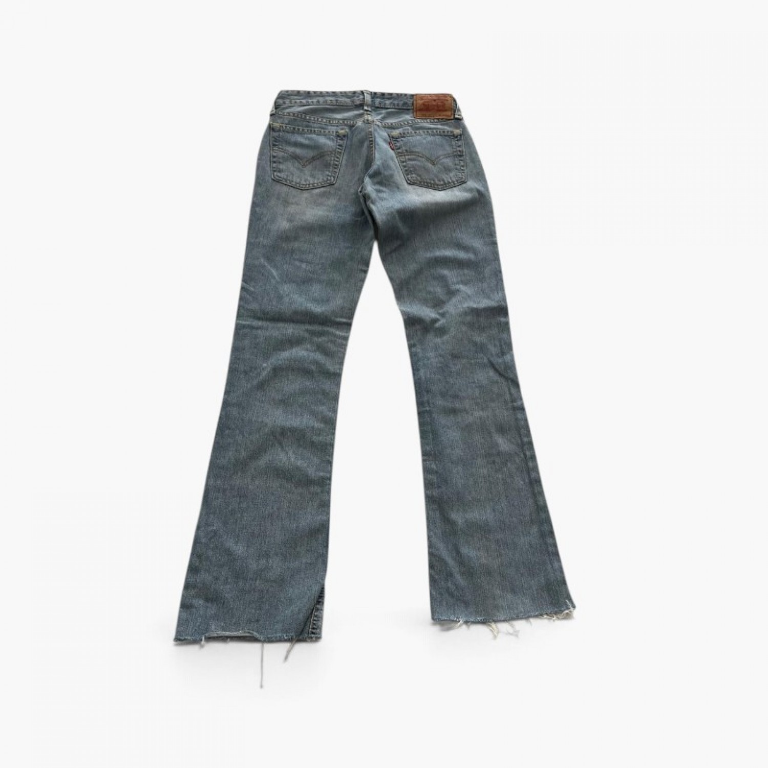 Levi’s Ανοιχτό Μπλε Wide Leg Τζιν με Raw Hem – Μέγεθος 38 / Pre-Owned